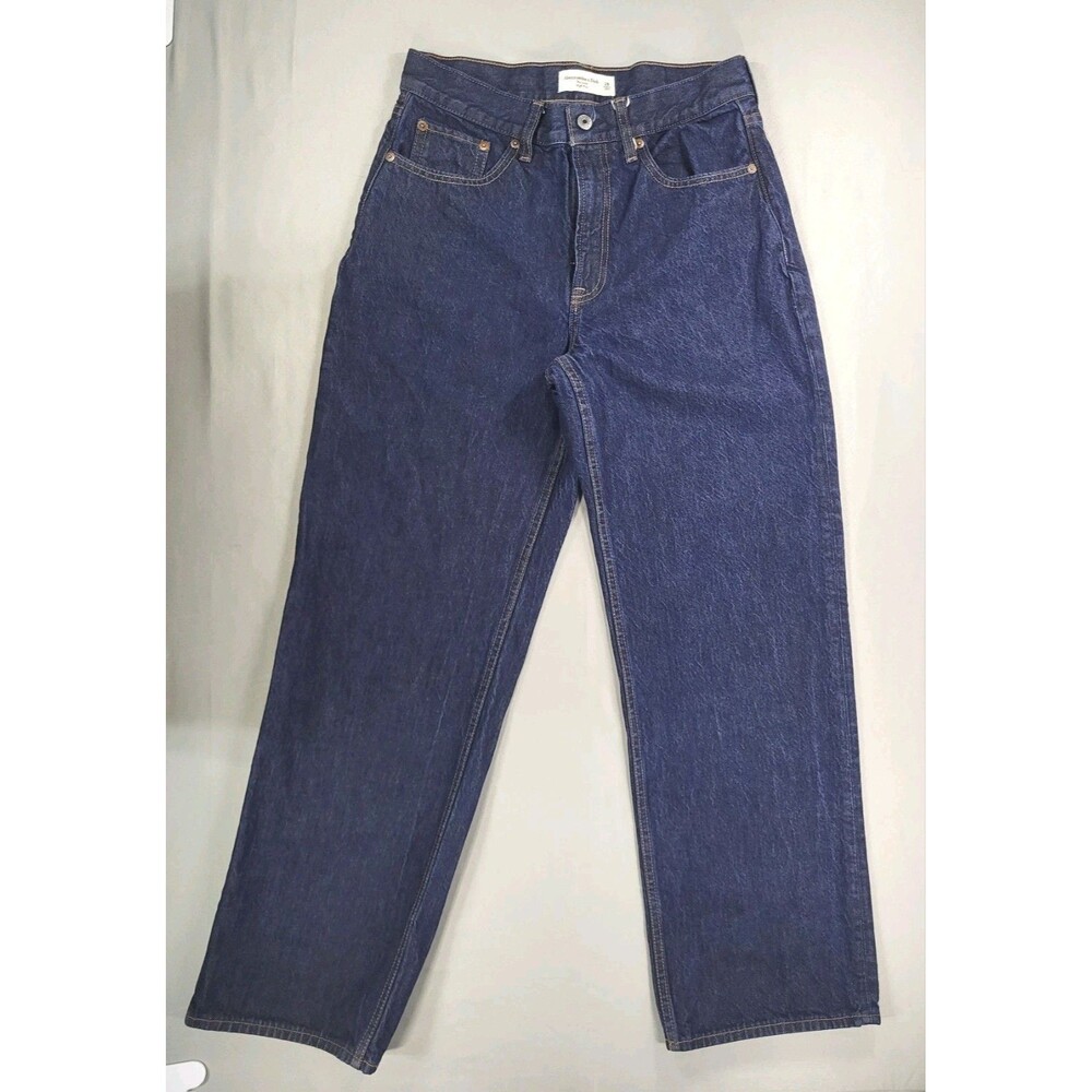 Abercrombie & Fitch "The Loose" High Rise Dark Wash Jeans - Size 28